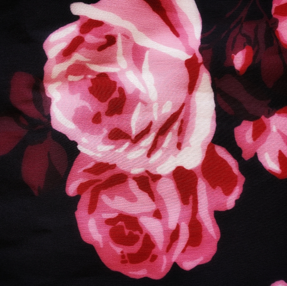 Kate Spade | Floral Sleeveless Dress | Black, Pink - Picture 5 of 8
